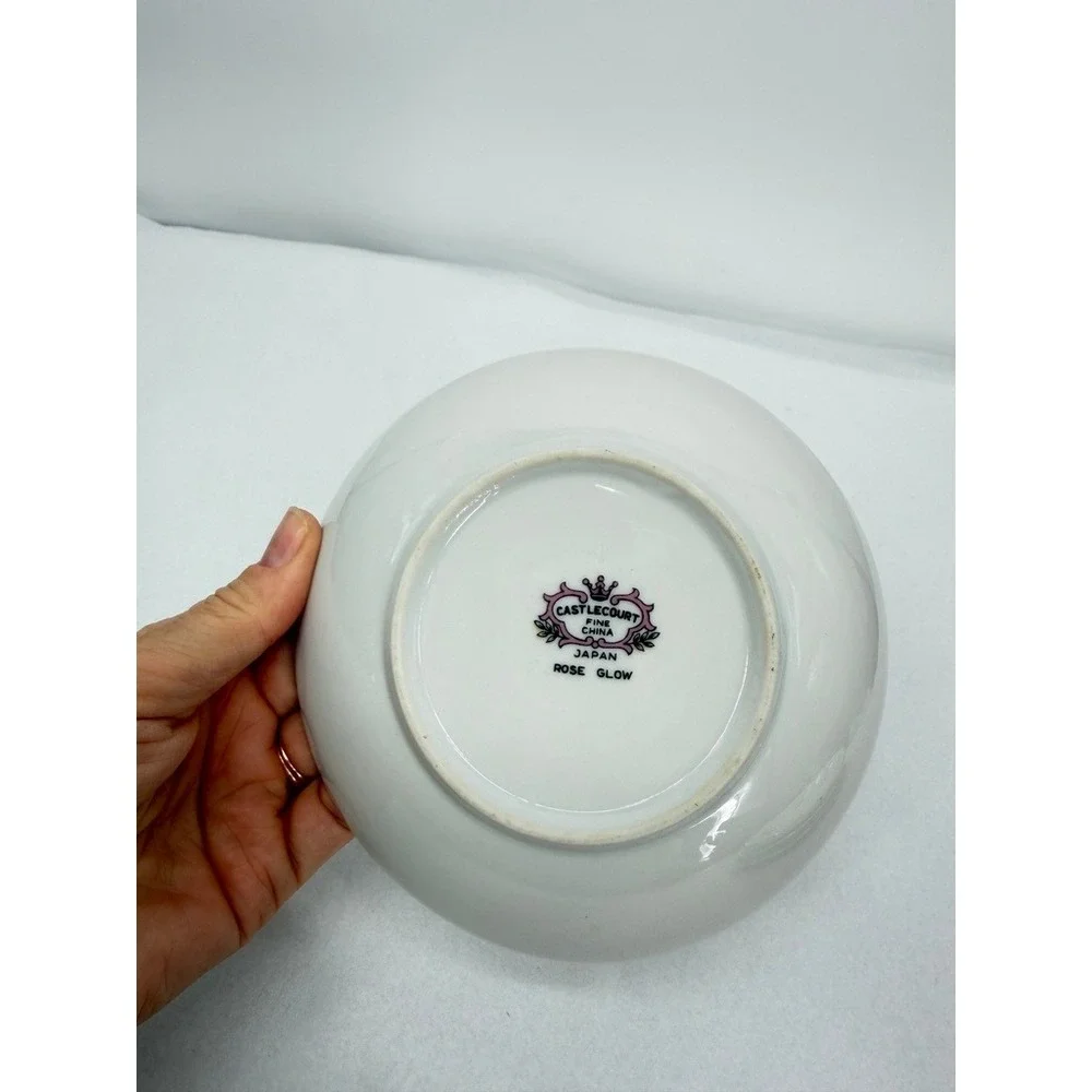4 Plates Cottage Core Style House Saucers Mixed LOT Floral VTG Tea Cottage Core